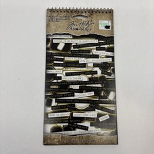 TH94134 Tim Holtz Ideaology Metallic Stickers Spiral Bound Book 351 pieces READ