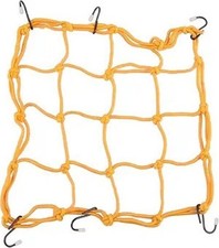 12" x 12" Elasticated Bungee Luggage Cargo Net with Hooks Hold Down for Yellow