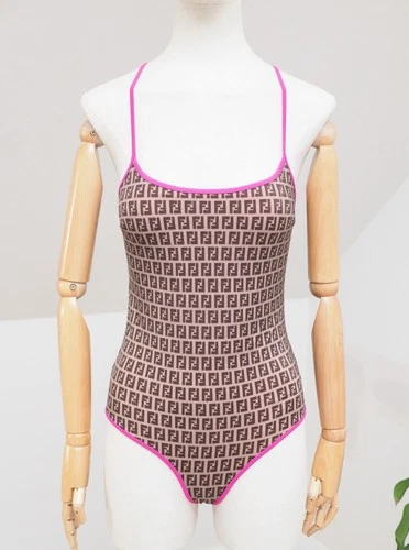 Fendi FF Luxury Women's Zucca Monogram Swimsuit Promotions Bathing Suit Size S