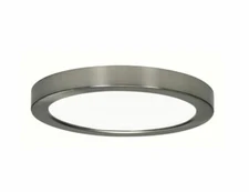 Satco Lighting S29379 Brushed Nickel 9"W Integrated LED Flush Ceiling Fixture