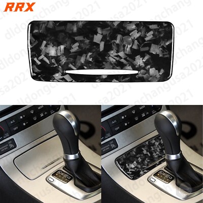 Forged Carbon Fiber Cigarette Lighter Panel Cover For Infiniti G25 G35 G37  Q60