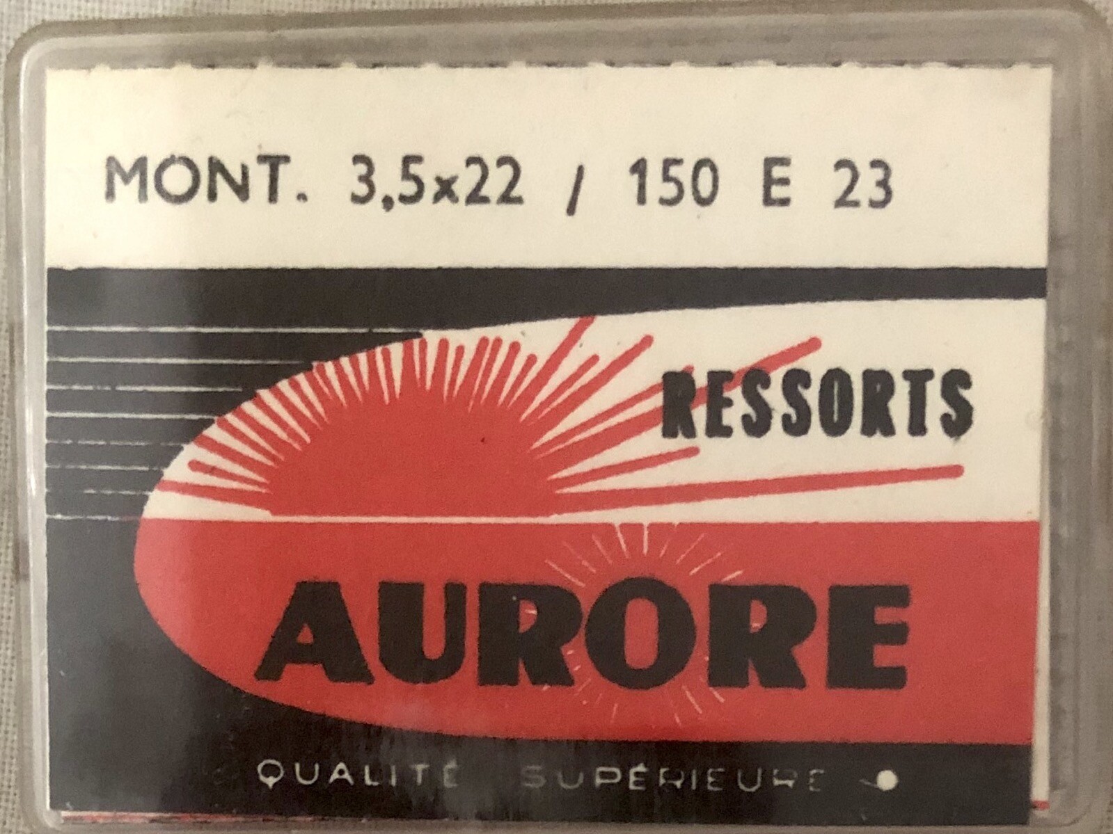 1X=1 Mainspring X 8640 1.50 X 6.5 Ø 0.07 Watch Spring 150 E 23 3.5 X 22