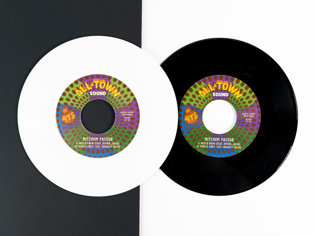 Mitchum Yacoub Never Knew (Vinyl LP) 7" Single Coloured Vinyl