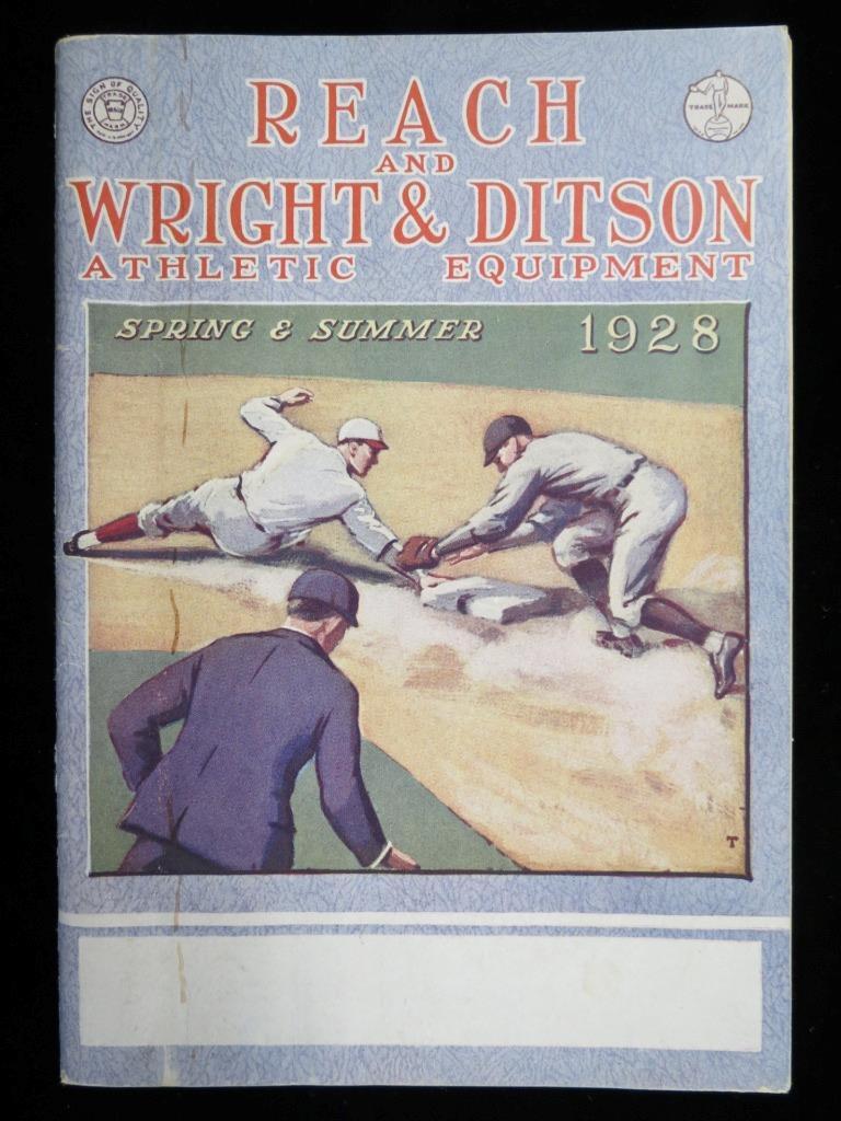 1928 Reach Wright and Ditson Baseball Equipment Catalog eBay