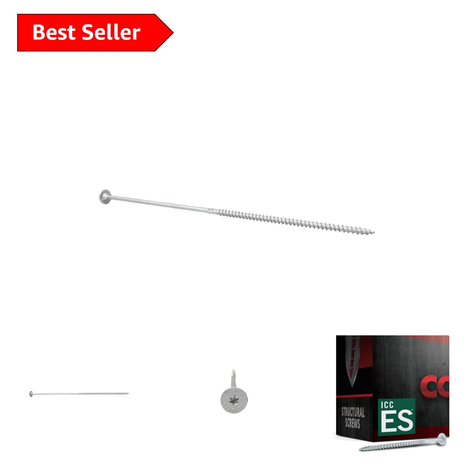 Durable T-30 Star Drive Structural Screws 0.275