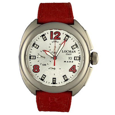 LOCMAN MARE Chronograph Titanium Men's Watch W/R 10 ATM REF 130, 48mm Quartz 