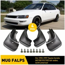 4pcs for 93-97 Toyota Corolla AE100/101/102 Splash Guards Mud Flaps Mudguard Kit