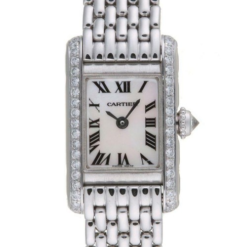 Cartier Mini Tank Side Diamond WB2032U3 