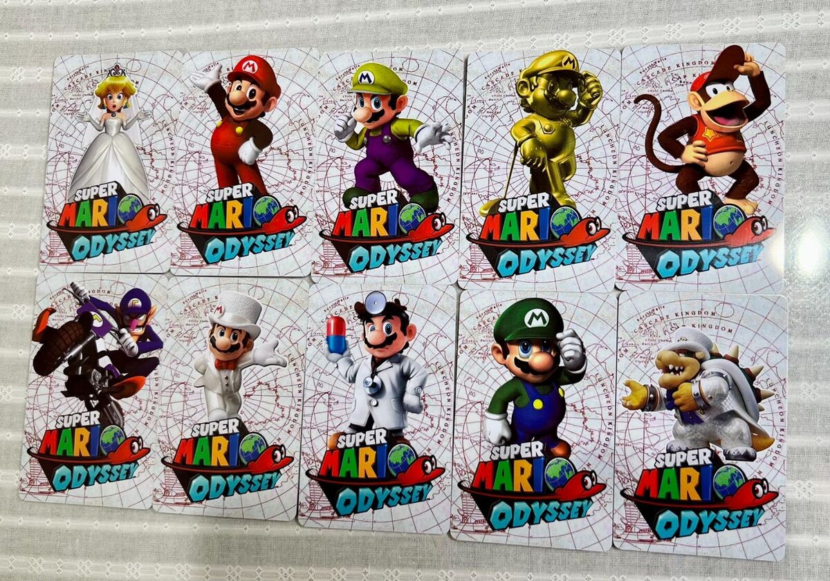 Super Mario Odyssey Kingdoms Stickers Set of 13 | Vinyl Stickers