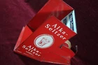 ** VINTAGE ALKA-SELTZER ADVERTISING DISPLAY TIN SIGN TAPE DISPENSER ORIGINAL **