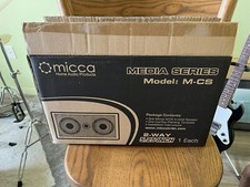 Micca M-cs Dual 5.25 Inch 2-way Mtm In-wall Speaker With Pivoting 1" Silk Dom...