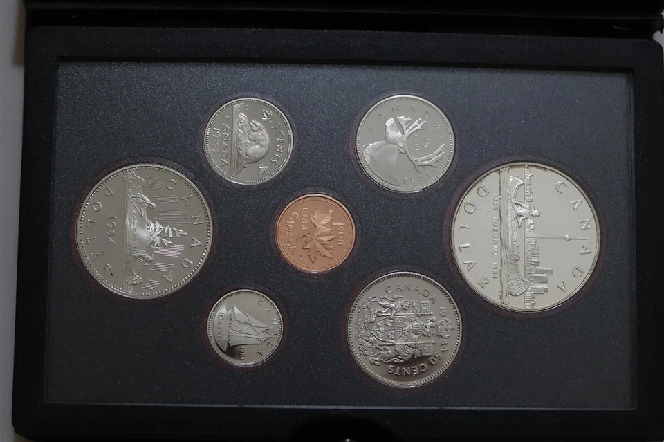 🧭 🇨🇦 CANADA 1984 PROOF MINT SET WITH COA B79 #184 - Image 3 of 4