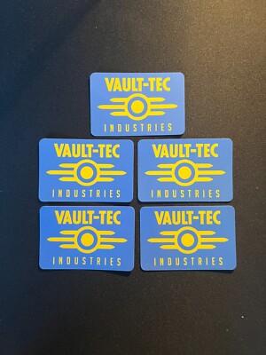 Vault Tec Industries Vinyl Aufkleber (spritzwassergeschützt) Fallout TV-Serie inspiriert