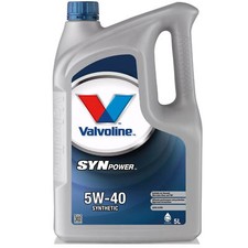 Valvoline Engine Oil SynPower SAE 5W-40 Fully Synthetic ACEA A3/B3 5 Litres 8.26 per litre