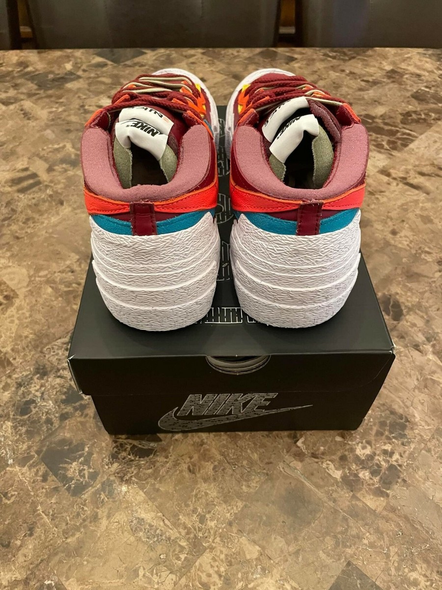 Nike Blazer X Sacai X KAWS Team Red Size 10.5 DM7901-600 New Nike Blazer X Sacai X KAWS Team Red Size 10.5 DM7901-600 New