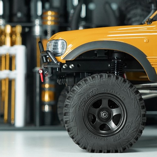INJORA CNC Aluminum Front or Rear Bumper for 1/18 RC Crawler FMS FCX18 LC80 - Picture 3 of 27