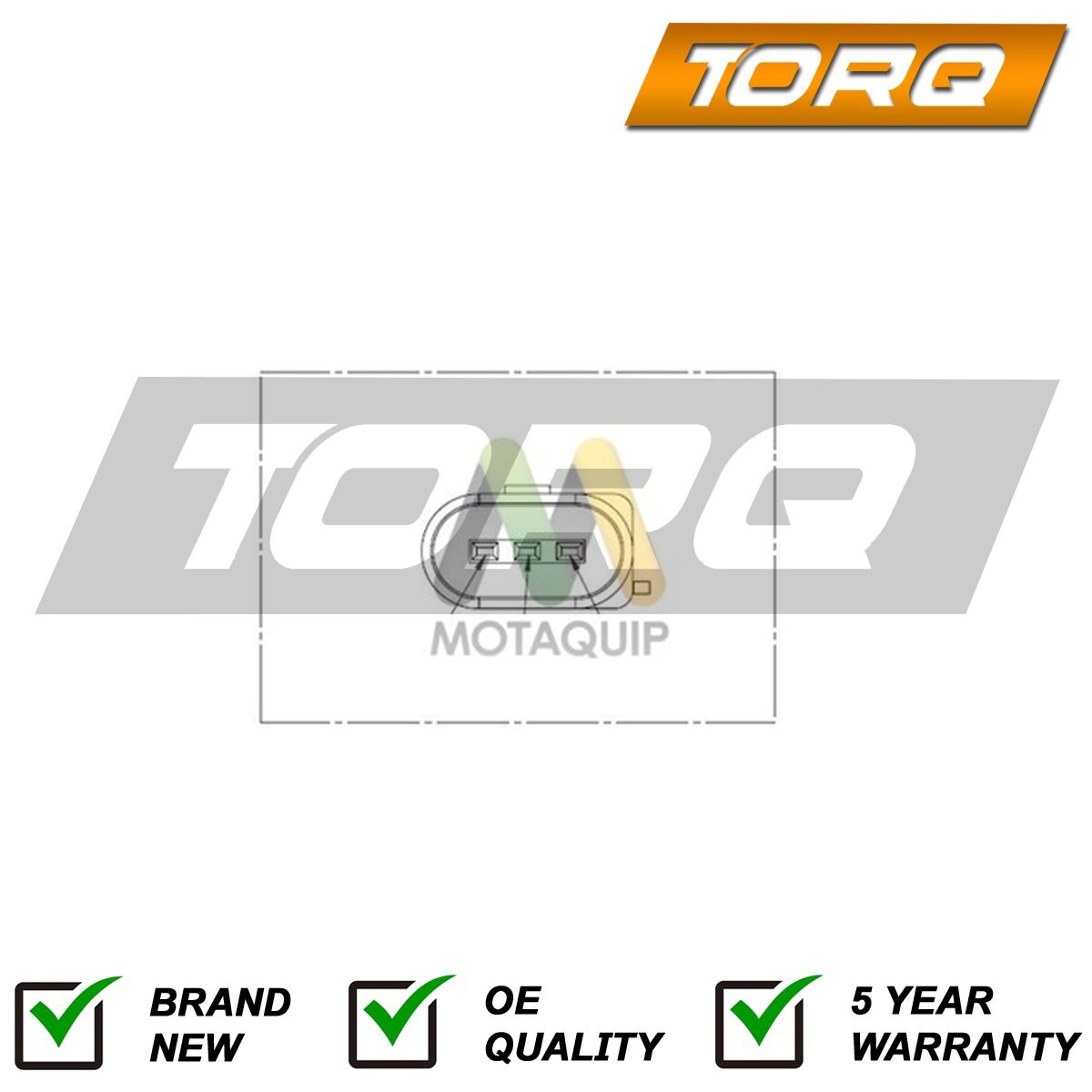 Crankshaft Sensor Torq Fits Audi TT A3 A4 VW Golf Beetle Seat Leon Skoda Octavia