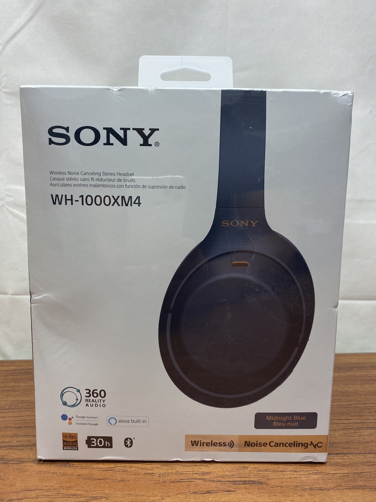 Buy Sony WH-1000XM4 Wireless Headphones - Midnight Blue