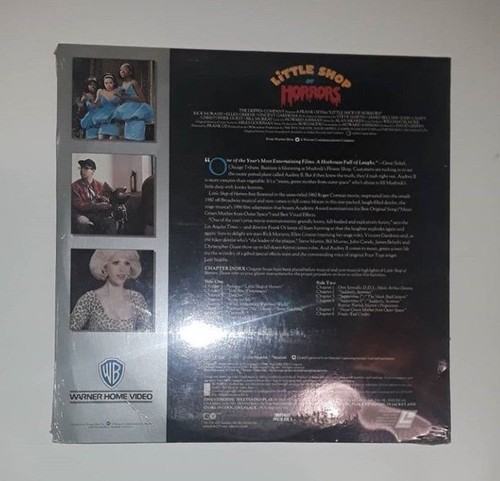 1986 Little Shop of Horrors | Laserdisc | Rare & Factory Sealed (New!) - Afbeelding 2 van 3