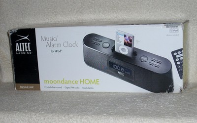 Altec Lansing M302 Moondance Home Alarm Clock Radio For Ipod And Mp3 Players Black Cell Phones Accessories Kurrasports Portable Speakers Docks