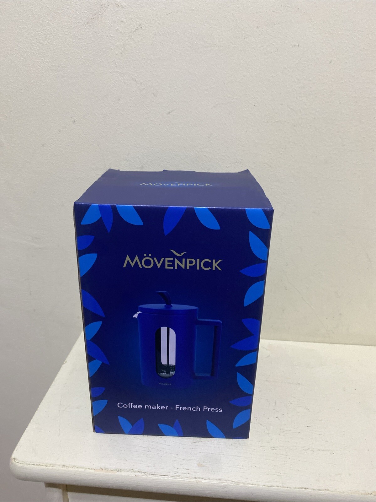 Movenpick Cafetiere French Press Coffee Maker 840ml 6 Cup Blue