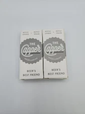 2 X W&P The Capper Bottle Opener & Sealer UNCAPS & RECAPS Compact SILVER