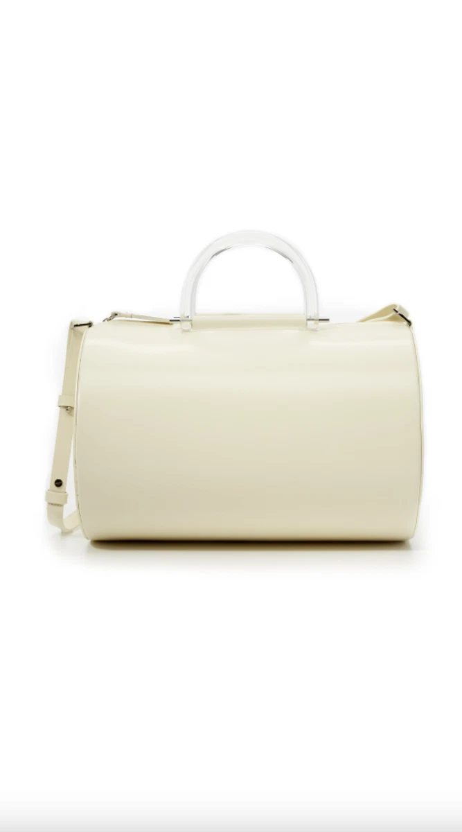 Building Block Cylinder Duffel in White Off-White / Bone $780 | eBay