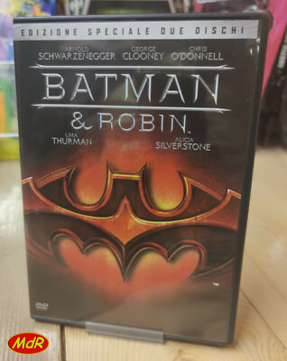 1997 Warner BATMAN & ROBIN Edizione Speciale 2 DVD George Clooney Schwarzenegger