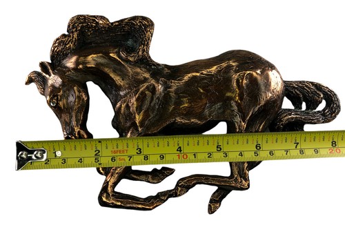 Vintage Laloon Horse Belt Buckle Silver Tone AB Crystal Eyes Extra Large - Picture 9 of 12