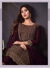 Indian Wedding Bollywood Designer Party Ethnic Wear Salwar Kameez Plazzo Suit