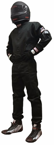 RACING SUIT FIRE SUIT ONE PIECE 1 LAYER BLACK SIZE ADULT MEDIUM - 第 1/10 張圖片