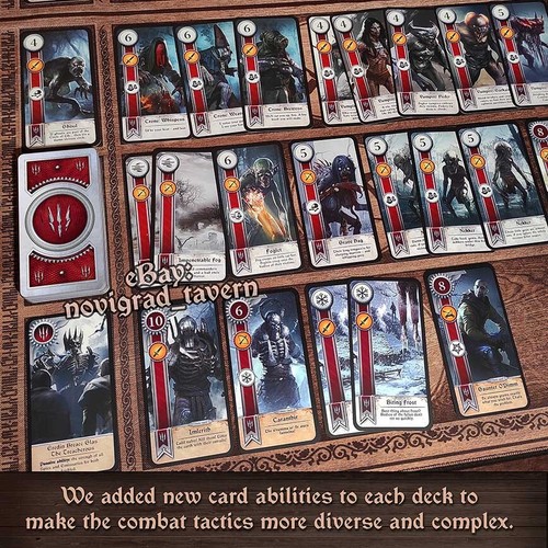 Gwent 2.0 - Witcher - 5 decks with fixed game balance + 5 new decks. PREMIUM ED. - Afbeelding 6 van 14