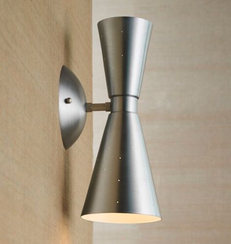 Rejuvenation Galaxy Sconce Brushed Aluminum Hardwired - Picture 5 of 14
