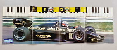 ELIO DE ANGELIS JOHN PLAYER SPECIAL POSTER JPS FORMULA 1 80s VINTAGE MANIFESTO