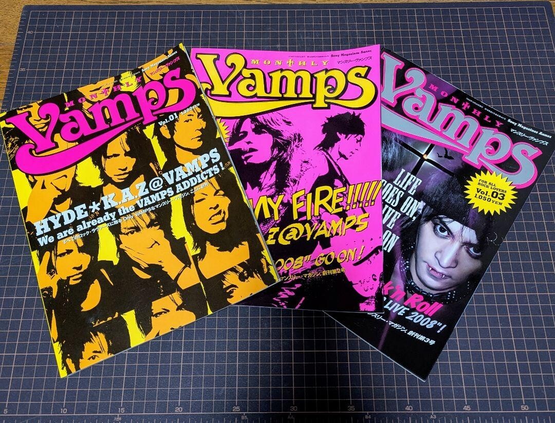 Monthly VAMPS  12冊セット Monthly Vamps Magazine Vol.01-Vol.12 12-volume set Japan