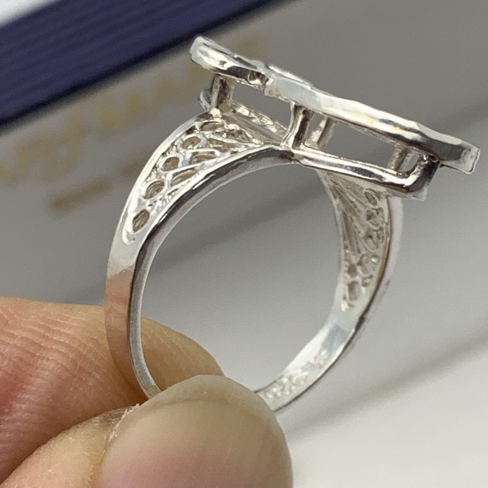 UNIQUE Solid 925 Sterling Silver Handmade Filigre… - image 4