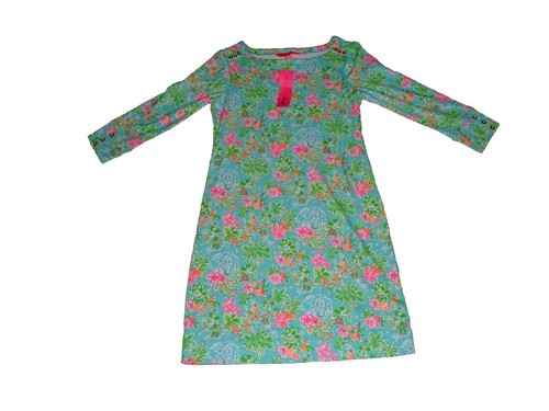 lilly pulitzer shea silk dress Shealyn 3/4 Sleeve Stretch Cotton Dress