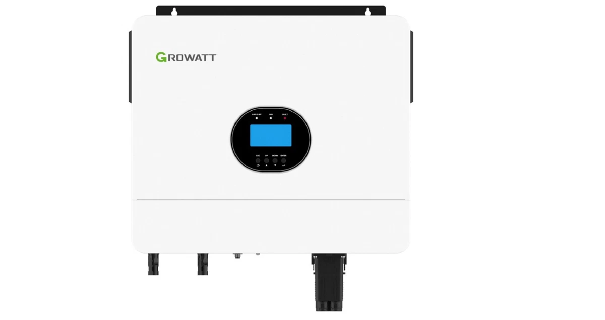 GROWATT Inverter fotovoltaico 48v ibrido SPF6000watt ESPlus WIFI pv max 8000wat
