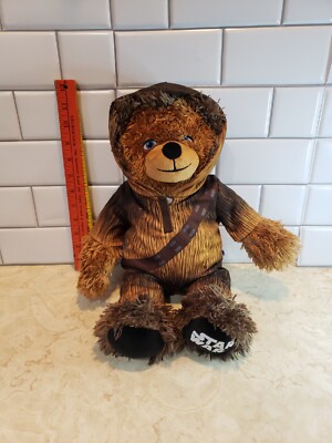 Build A Bear 18'' Chewbacca Star Wars Wookie  Plush BAB W/ Extra Outfit