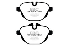 EBC Redstuff Rear Brake Pads for BMW 5 Series xDrive F10 528 2.0 Turbo 2011 > 17