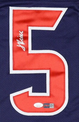 Jalen Pitre Signed Houston Texans Custom Football Jersey w/ JSA  display picture 1