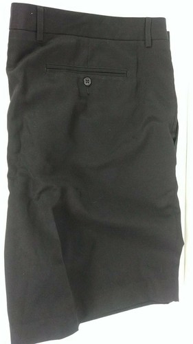 (Pre-Owned) CutterBuck CB DryTecLuxe Dress Double Pleate Black Shorts Size: 50B - Picture 7 of 7