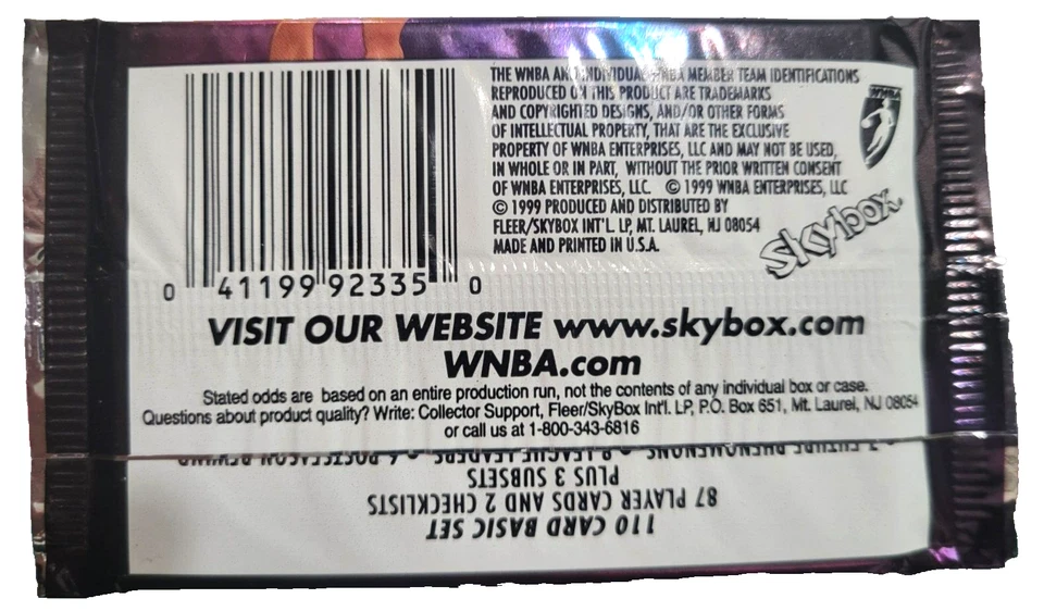 1999 WNBA Skybox Basketball Lot of (29) Hobby Packs - Image 3 of 3