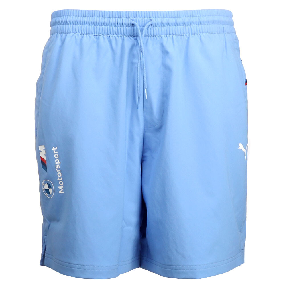 Тканые шорты Puma Bmw Mms Essentials Мужские синие повседневные спортивные штаны 62517305