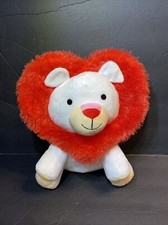 HALLMARK HEARTLY Valentine's Day Stuffed Plush Animal Bear Lion w/ Heart Mane
