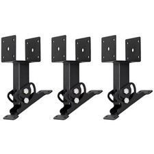 New 3Pcs Roof Riser Brackets Kit,Pergola Roof Riser Beam Bracket, Adjustable-