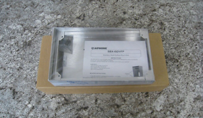 New Aiphone SBX-ISDVFP 38812 Stainless Steel Door Station Surface Mount Box