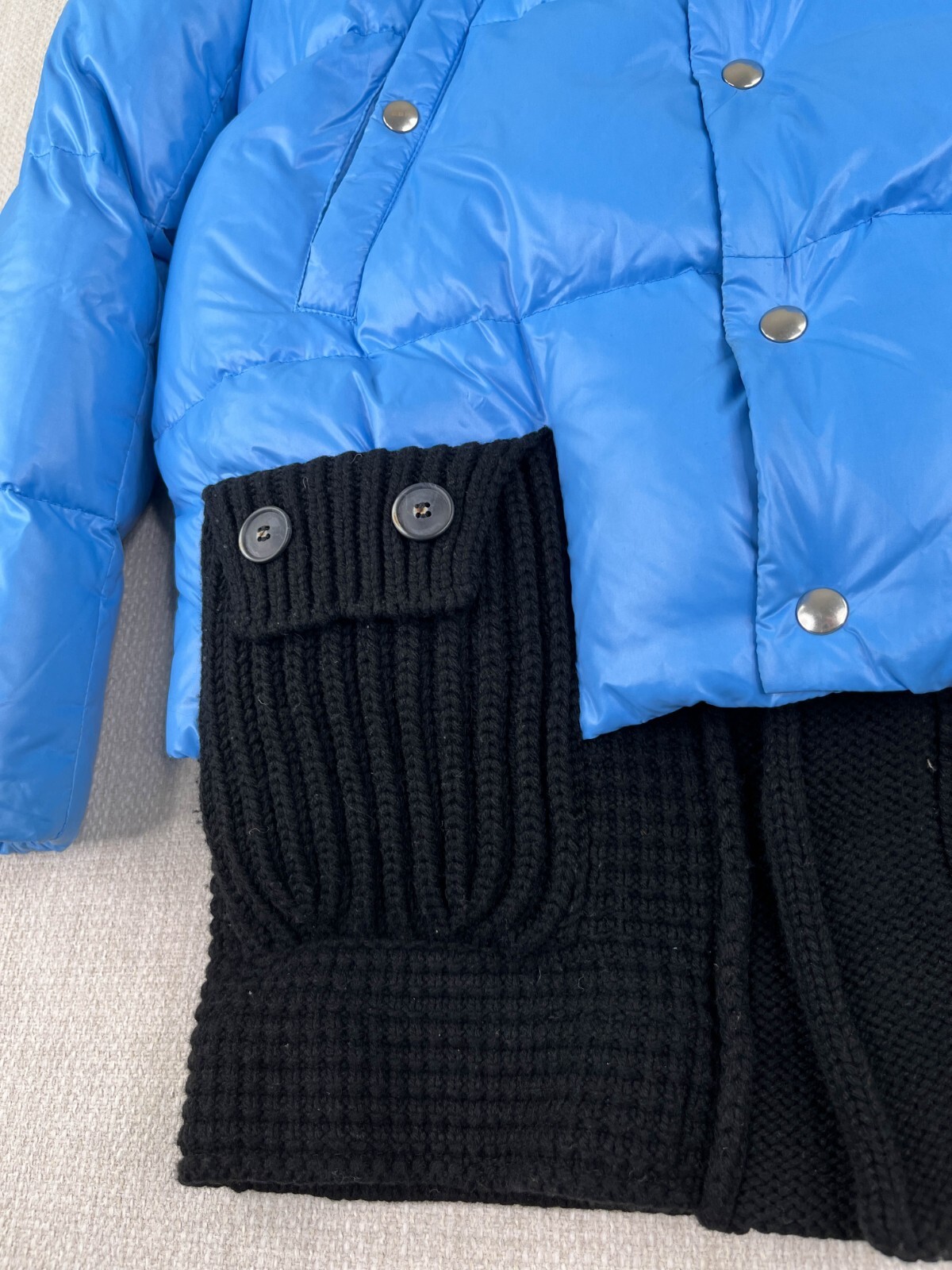 BARKB-RULES Down Puffer Knit Toggle Jacket Japan … - image 12