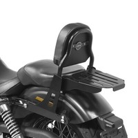 Sissy Bar Mit GepäCkträGer FüR Harley Dyna Super Glide Custom 06-15 Schwarz CSS