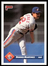 1993 Donruss 168 Dennis Martinez Montreal Expos Baseball Card